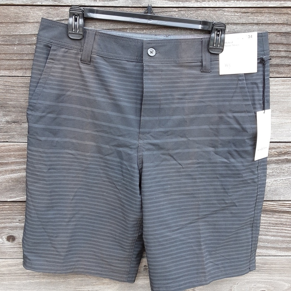 Goodfellow & Co men's grey swim shorts waist 34 NWT